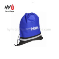 Eco-friendly custom non woven drawstring backpack bag